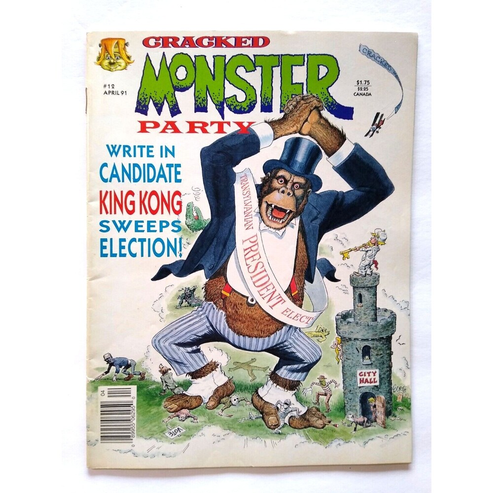Cracked Monster Party Magazine King Kong Issue 12 Incredible Hulk Godzilla ET